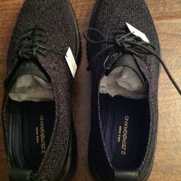 Cole Haan Men\'s ZeroGrand Black WR Stitchlite Oxford Shoes 11M &11.5M NIB main image 6